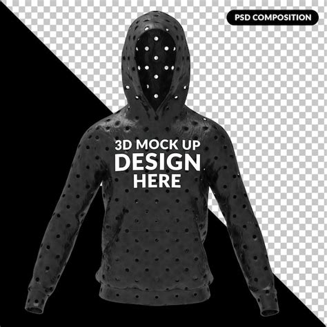 Premium Psd Hoodie Mockup Isolated Front View Premium Psd