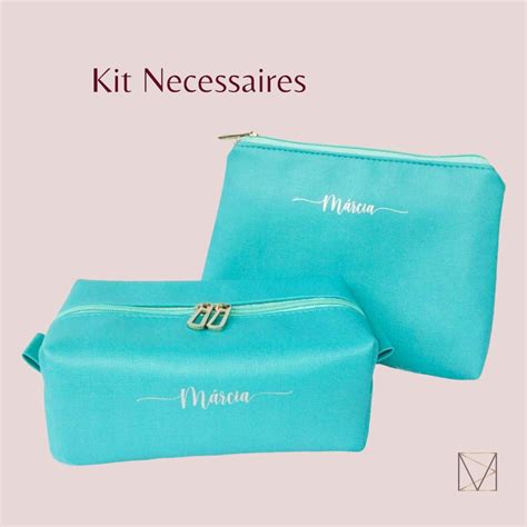 Kit Necessaires Personalizadas Pe As Escolha Sua Cor Elo