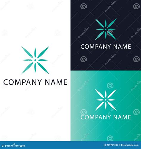 Compas Logo Design. Abstract Compos Symbol Logo Template Stock Vector ...