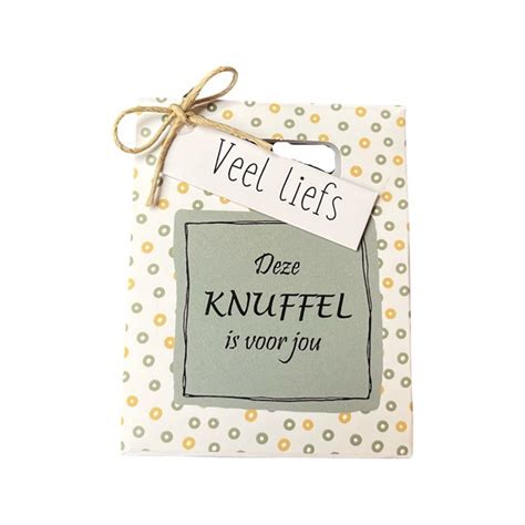 Cadeau Tasje Deze Knuffel Is Voor Jou Gifts