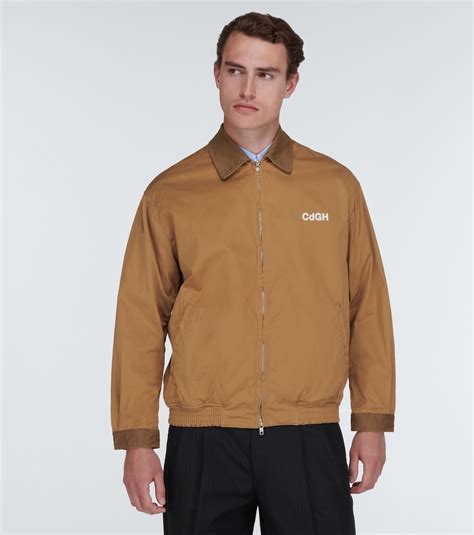 Gabardine Blouson Jacket In Beige Comme Des Garcons Homme Mytheresa