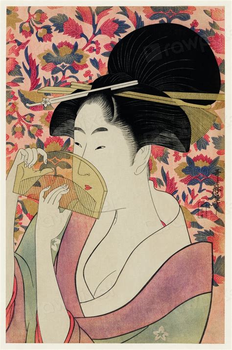 Kushi Utamaro Kitagawa Meaning Free Photo Illustration