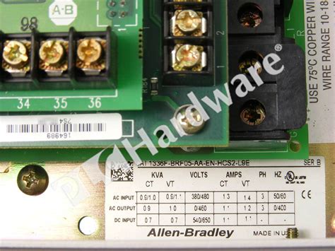 Plc Hardware Allen Bradley F Brf Aa En Hcs L E Series B