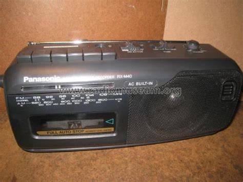 RX-M40 Radio Panasonic, Matsushita, National ナショナル also tubes;, build ...