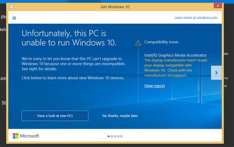 This PC Can T Run Windows 10 Microsoft Community