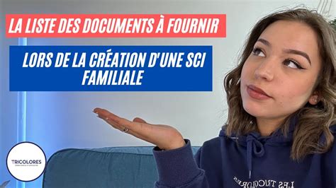 Document pour créer une SCI familiale Guide en 2024 YouTube