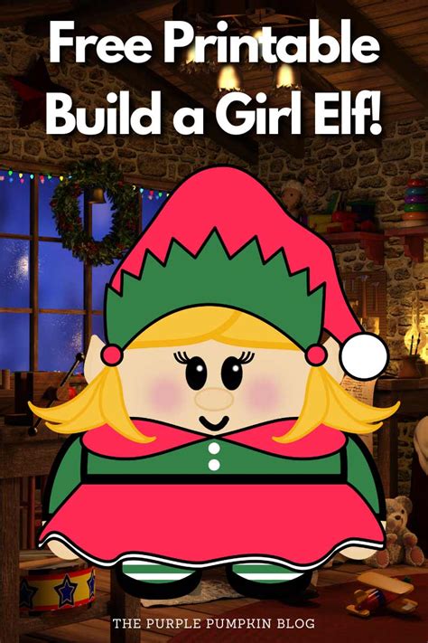 Girl Elf Template At Kerry Marlin Blog