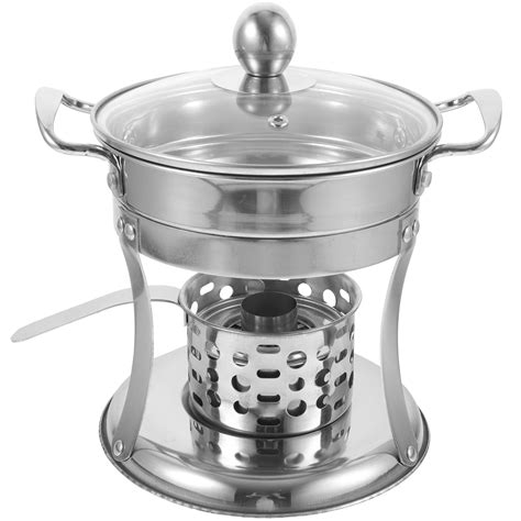 Hot Pot Chaffing Dishes Cooking Pot Pan With Stove Single Fire Stove