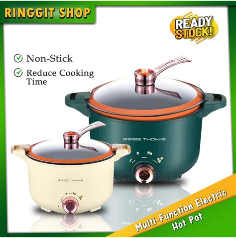 Ringgit Shop Micro Pressure Cooker Multi Function Electric Hot Pot Household Hot Pot Integrated
