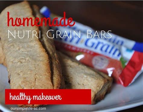 Homemade Nutri Grain Bars A Healthy Makeover Recipe Homemade