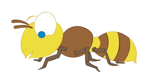 A cute ant isolated on white background 45925639 Vector Art at Vecteezy