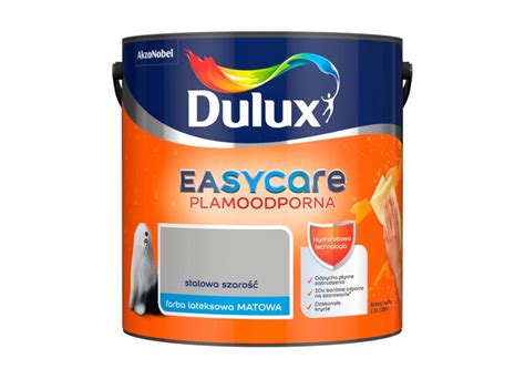 Farba Easycare Stalowa Szaro L Dulux Cena Opinie