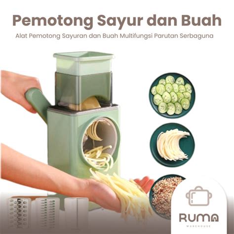 Promo Alat Pemotong Sayuran Dan Buah Multifungsi Parutan Pengiris