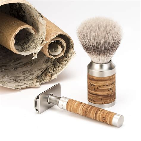 Rocca Birch Bark & Stainless Steel 3-Piece Silvertip Badger & Safety ...