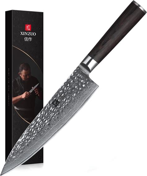 Xinzuo Cuchillo Xinzuo Acero Damasco Japones Capas Pulgadas Del