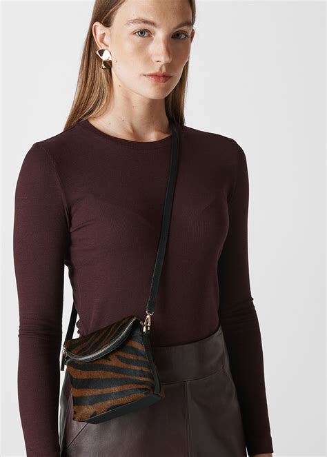 Brown Victoria Mini Crossbody Bag Whistles