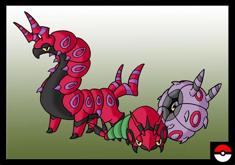 Venipede Family by ZappaZee on DeviantArt