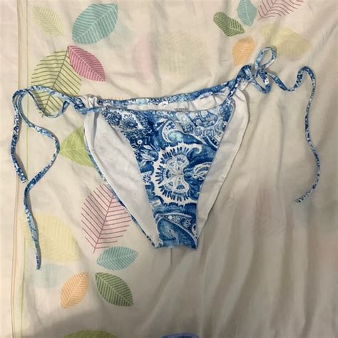 Swim Blue String Bikini Bottom Poshmark