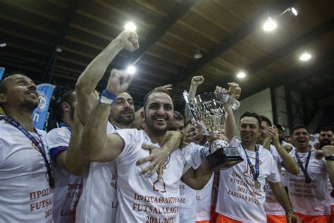 Εικόνες από τη μεγάλη άνοδο της Λάρισας στη Futsal Super League