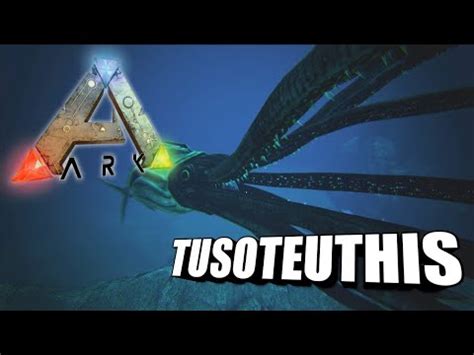 Taming A Tusoteuthis Ark Survival Evolved The Island Youtube