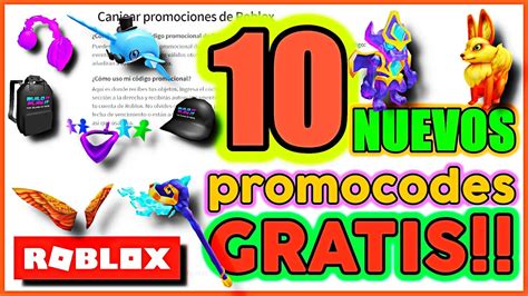 🎁 Todos Los Promocodes Con 10 Nuevos Regalos De Roblox 🎃 Octubre 2020