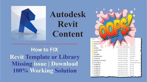 Revit Templates And Library Missing How To Download And Install