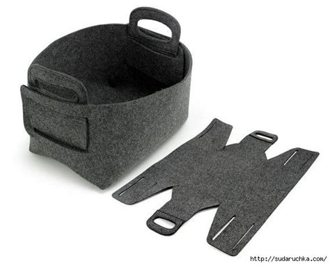 Быстрая и удобная коробочка из фетра :))) #фетр #рукоделие #хобби # ...
