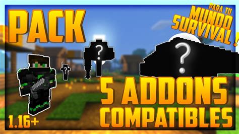 Pack De Addons Survival Para Minecraft Pe Bedrock Addons Que