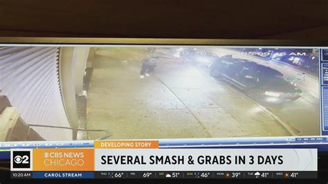 Police Investigate Multiple Smash And Grab Burglaries In Past 3 Days