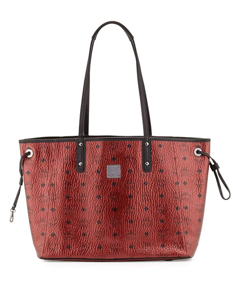 Red Mcm Bag With Pouch IUCN Water