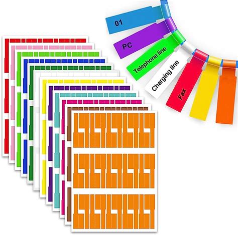 Stk Kabelbeschriftung Selbstklebend Kabel Beschriftung Etiketten