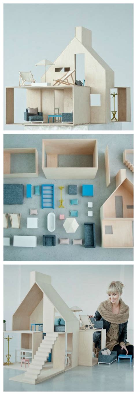 Modern Dolls’ Houses - Petit & Small | Modern dolls house, Doll house ...