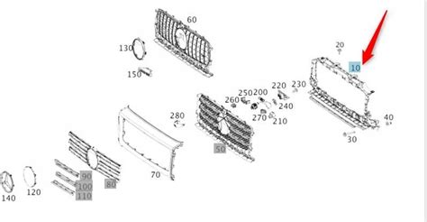MercedesBenz Oe Ramka Atrapy Grilla Mercedes G W463 Amg 4638885100