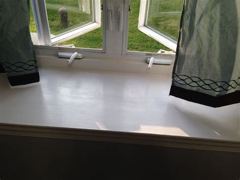 Repainted the windows in the kitchen to give it a fresh look (white