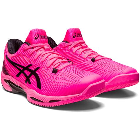 Asics Solution Speed Ff 2 Clay Court Hot Pinkblack Mens Tennis Shoe