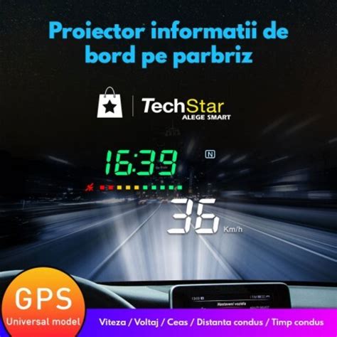 Proiector Informatii De Bord Pe Parbriz Head Up Display T Arhivat