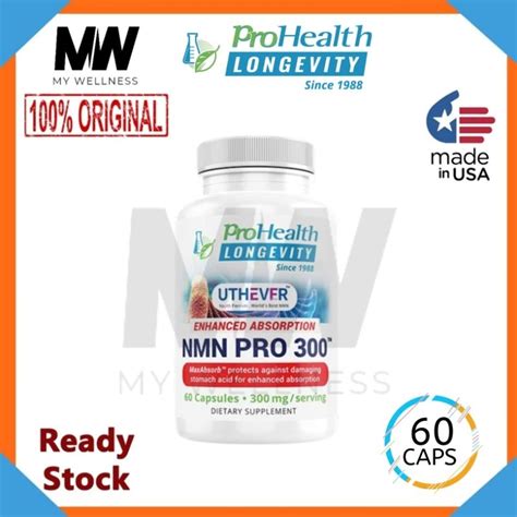 Jual Nmn Prohealth Longevity Nmn Pro 300 Enhanced Absorption 300 Mg 60