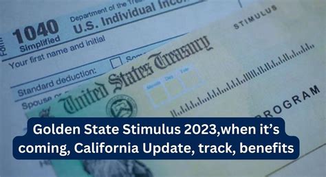 Golden State Stimulus 2023,when it’s coming, California Update, track ...