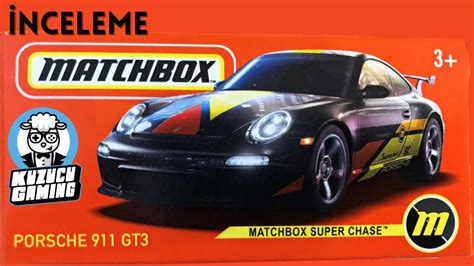 Matchbox Super Chase Porsche 911 GT3 İnceleme YouTube