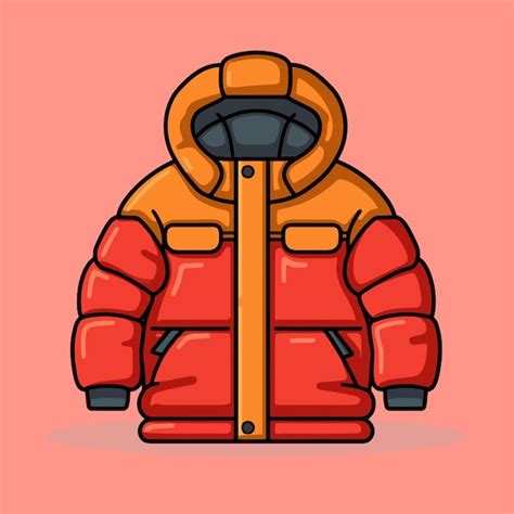 Premium Vector Winter Jacket Icon Vector