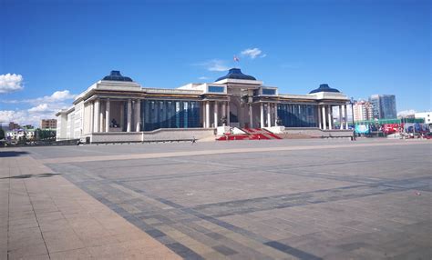 Sukhbaatar Square in Ulaanbaatar - Escape To Mongolia