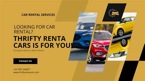 Exploring The Range Of Rental Car Options At Thrifty Renta Cars