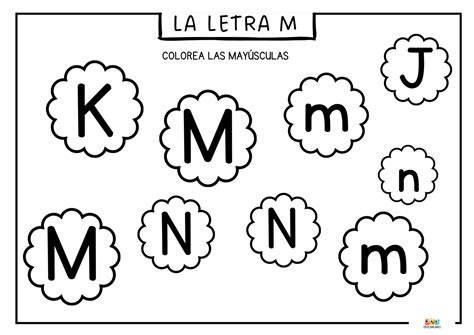 Trazado De La Letra M Fichas Gratis Educamundo