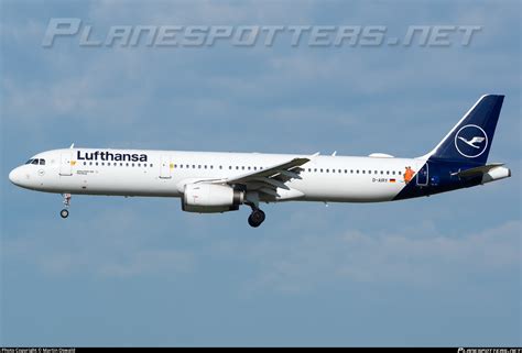 D AIRY Lufthansa Airbus A321 131 Photo By Martin Oswald ID 1278763