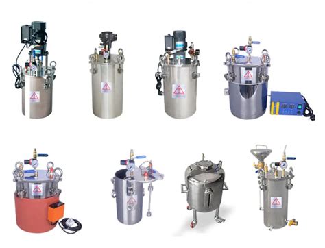 L Pressure Vessel Stainless Steel Tank With Motor Automatic Mixing