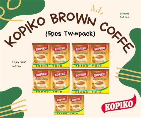 KOPIKO BROWN Twin Pack 3in1 Coffee 5pcs Twin Pack Lazada PH