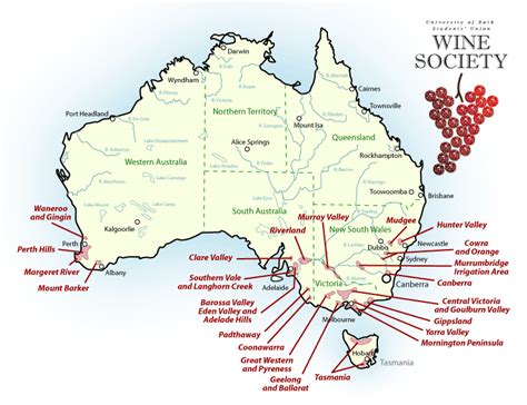 Map Of Australias Wine Regions