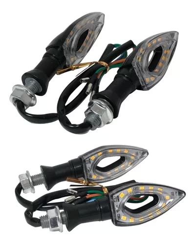 Pares Pisca Seta Led Moto Universal Qualidade Original