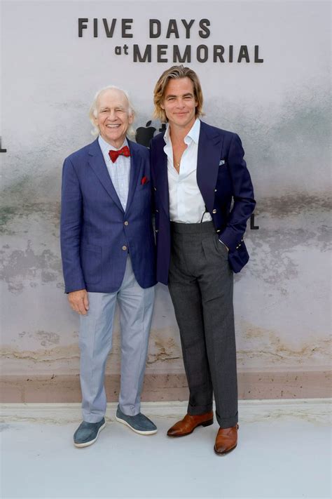 Chris Pine And His Dad Robert Pine Prove The Menswear Apple Doesnt