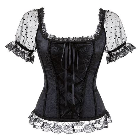Bustier femme Satin Femmes Lingerie Body De Mariée Corset Bustier Hauts Pour Femmes Steampunk